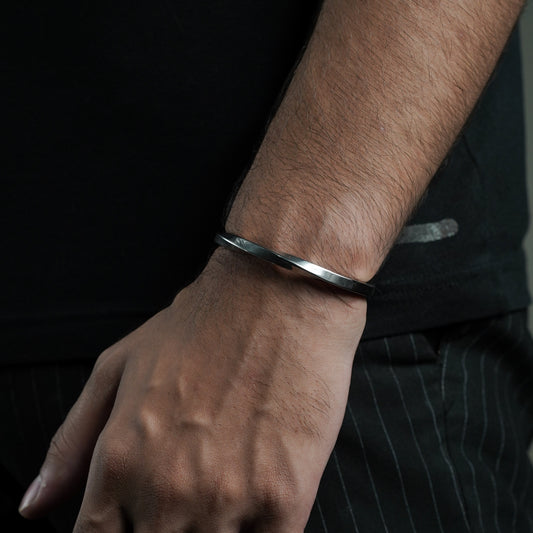 Twisted Open Cuff Bracelet - Biraaj