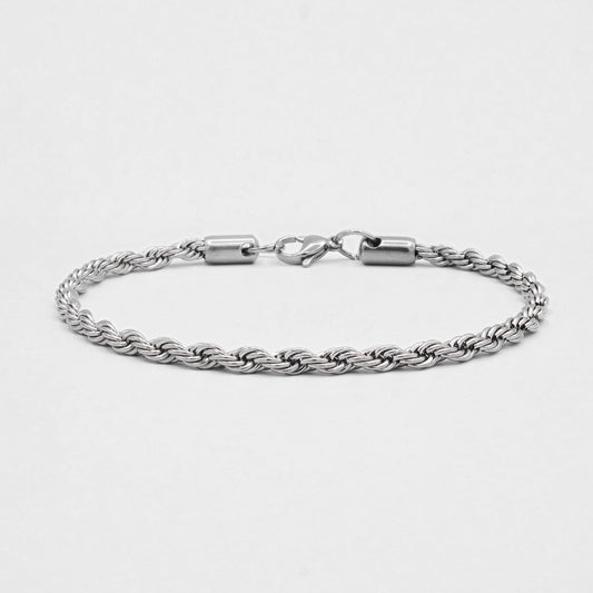 Rope Bracelet (Silver) - Biraaj